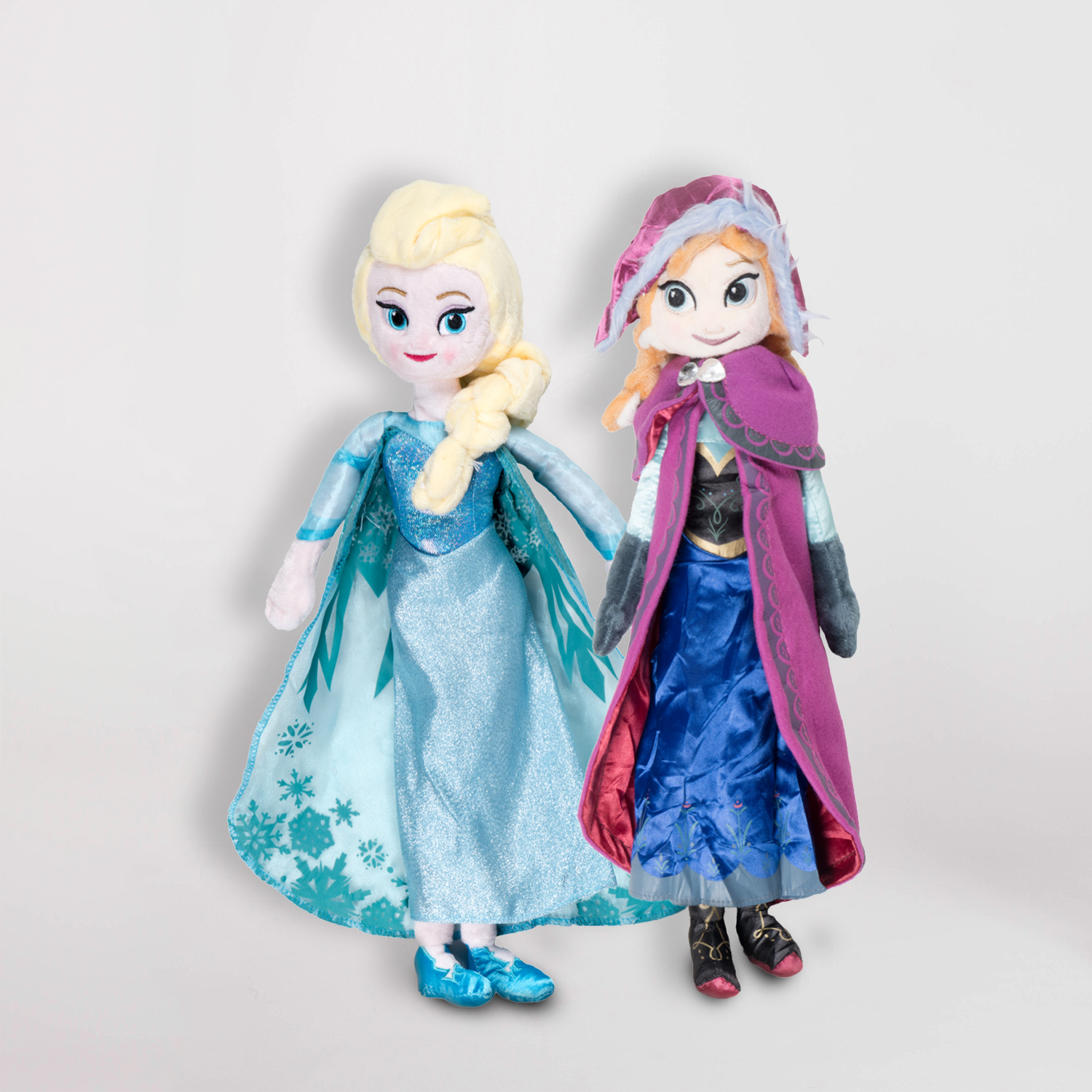 Anna and elsa soft best sale plush dolls