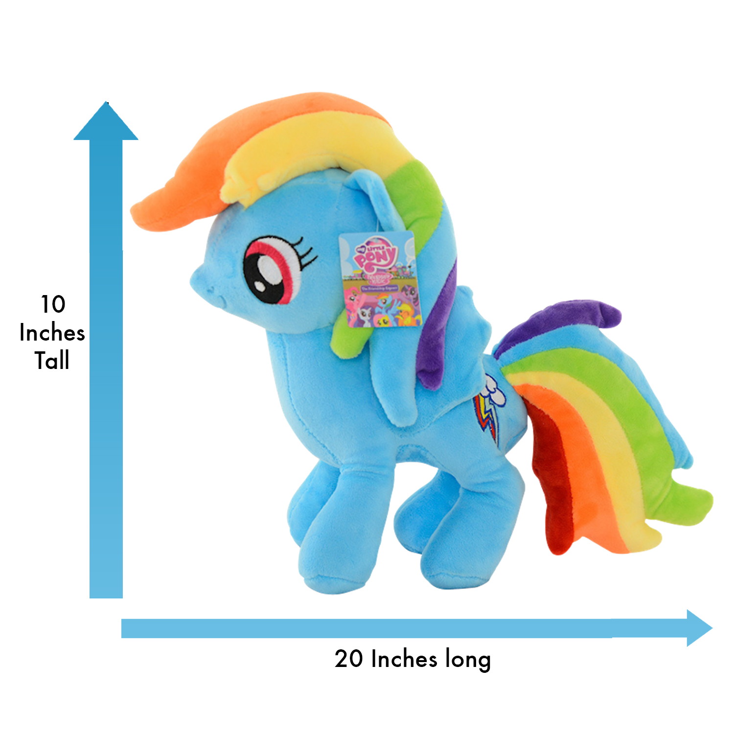 My Little Pony and Friends Rainbow Dash Soft Plush Huggable Doll - Nonika  Boutique