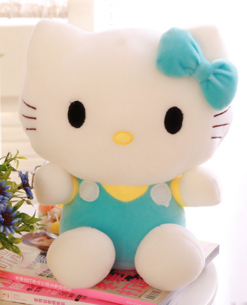 Hello Kitty Blue Big Plush Doll - Nonika Boutique