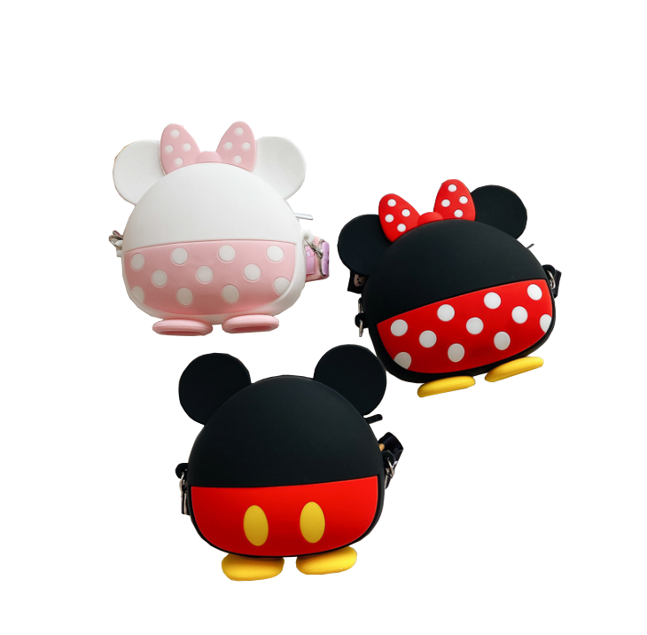 Pop it Minnie Mouse Purse with Detachable Straps - Nonika Boutique