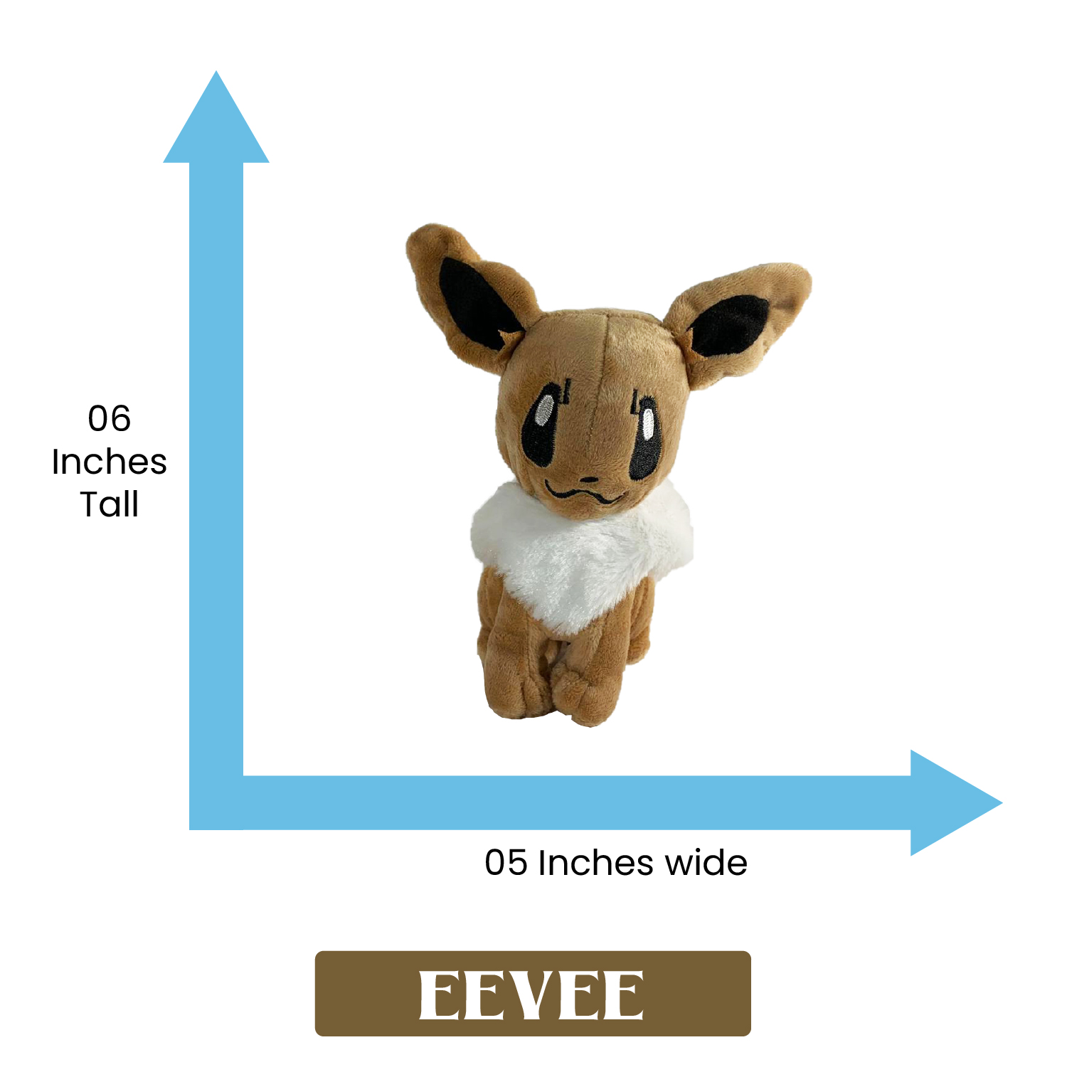 Pokémon 8 Plush - Eevee 